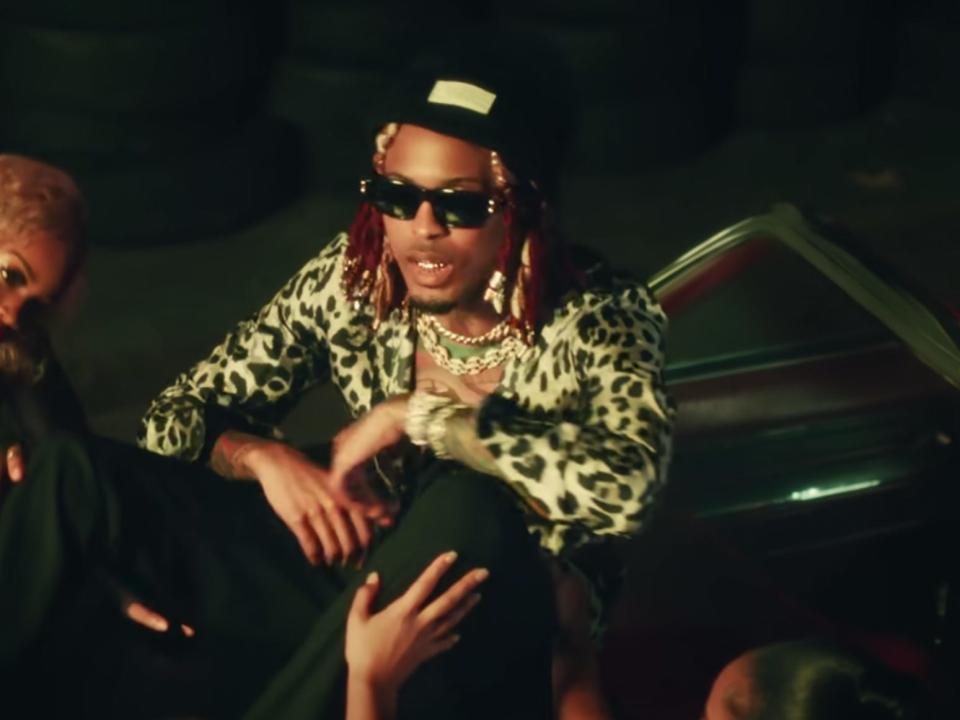 August Alsina in the music video for "Entanglements."