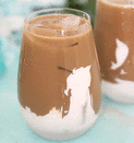 <p>Add whipped cream to the bottom of your glass, freeze it for 10 minutes, then pour the coffee on top for a no-melt way to enjoy your creamy whipped topping. (Or, well, bottom, in this case).</p><p>Get the tutorial from <a href="http://homemakinghacks.com/2015/05/cinnamon-vanilla-iced-coffee.html" rel="nofollow noopener" target="_blank" data-ylk="slk:Home Making Hacks;elm:context_link;itc:0;sec:content-canvas" class="link ">Home Making Hacks</a>.</p>