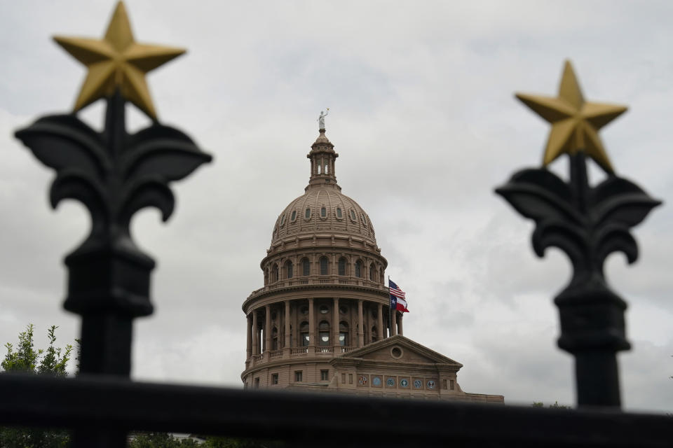 FILE - This June 1, 2021, file photo shows the State Capitol in Austin, Texas. A group of researchers reports a series of minor errors in Texas' election results across the states. The discrepancies concern only a few hundred votes and would not have made a difference in races. But they show how new partisan demands for election audits overlook actual weaknesses in election systems. Dozens of Texas' Republican lawmakers have called for an audit of the state's largest counties' election results.(AP Photo/Eric Gay, File)