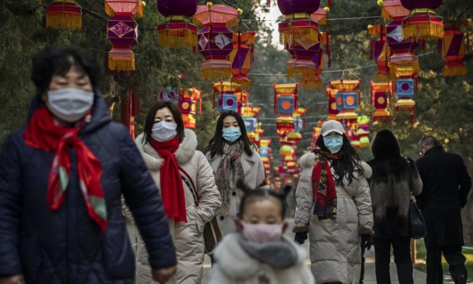 People took no chances in Beijing after new year celebrations were cancelled in January.