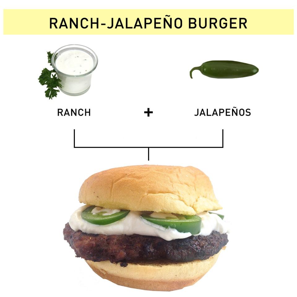 35. Ranch-Jalapeño Burger