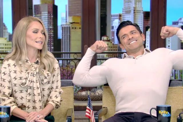 <p>ABC</p> Kelly Ripa and Mark Consuelos on 'Live With Kelly & Mark'