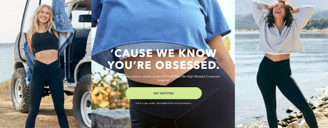 When Will Aerie's OFFLINE Crossover Leggings Restock? The Viral Product  Will Be Back