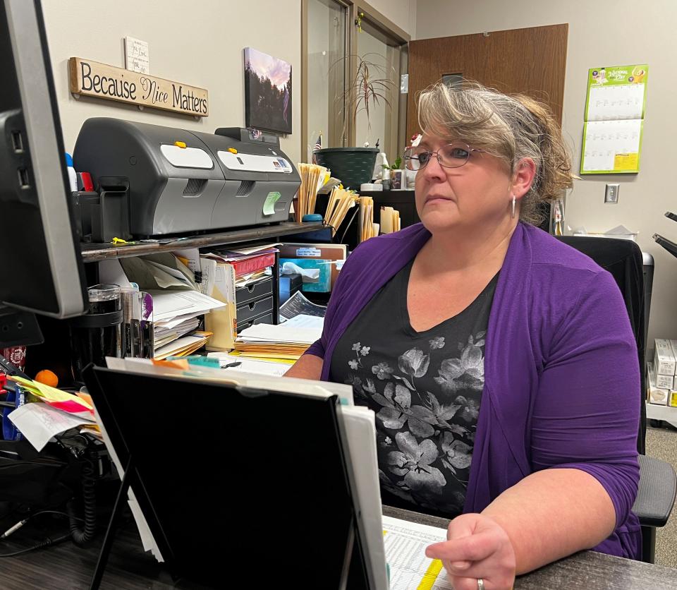 Fairfield County Sheriff's Office Civil Coordinator Jeneanne Smyers said new applications for concealed carry permits have decreased since Ohio instituted constitutional carry in 2022. She said renewals have remained strong, though.