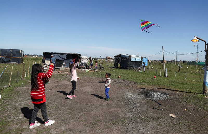 Families occupied a land on the outskirts of Buenos Aires, amid the outbreak of the coronavirus disease (COVID-19)