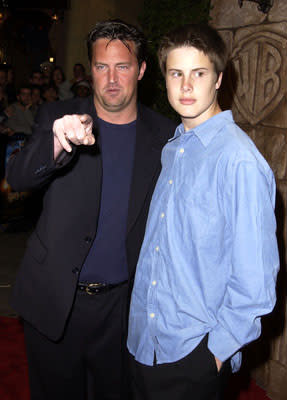 Matthew Perry and brother Will at the Westwood premiere of Warner Brothers' Harry Potter and The Sorcerer's Stone