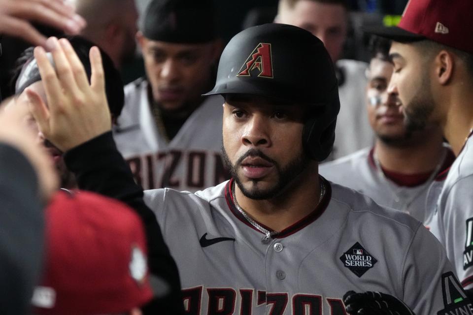 Tommy Pham had 17 hits in 16 postseason games for the D-backs in 2023.