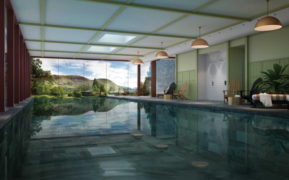 <p><span>The people behind Cornwall's family-friendly Watergate Bay Hotel have turned their attention to Cumbria, and </span><a rel="nofollow noopener" href="https://another.place/" target="_blank" data-ylk="slk:this hotel;elm:context_link;itc:0;sec:content-canvas" class="link "><span>this hotel</span></a><span> will open on the shores of Ullswater in Cumbria in August. Set in 18 acres of secluded, unspoilt parkland, the 18th-century building will house 40 bedrooms - including family suites and dog-friendly rooms - as well as a pool with a view and superb spa. [Photo: Another Place]</span> </p>