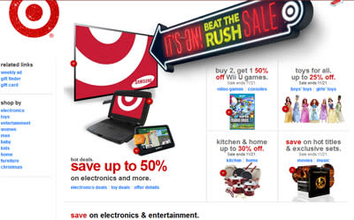 Target Cyber Monday sales