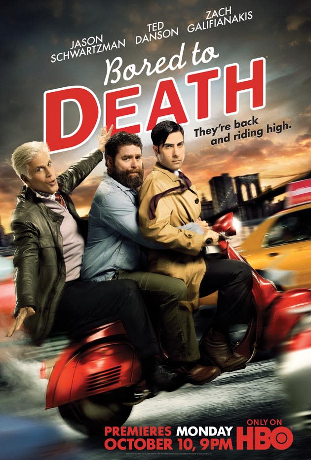 Bored to Death Season 3 poster