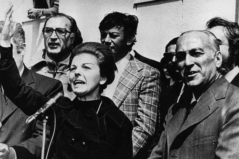 Isabel Perón junto con su mano derecha, José López Rega