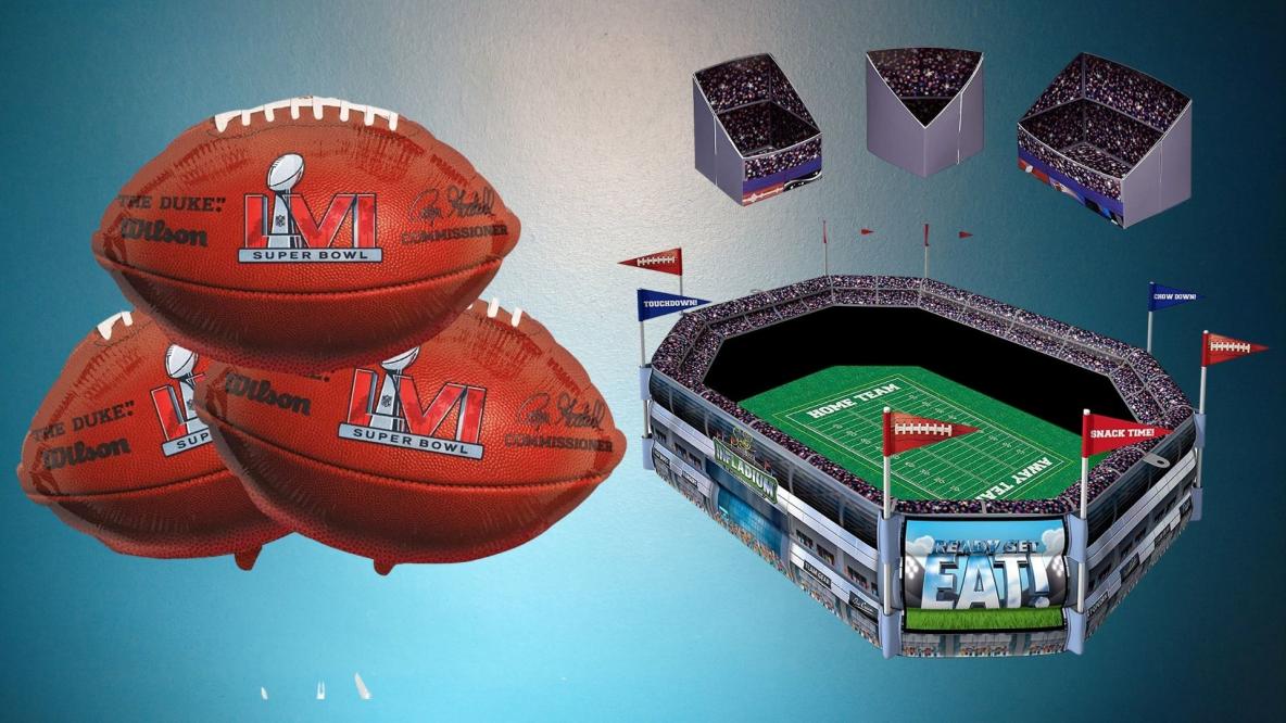 Super Bowl LVI 2022 Table Decorating Kit - Litin's Party Value