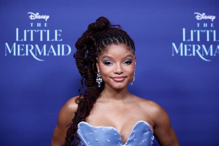 Closeup of Halle Bailey