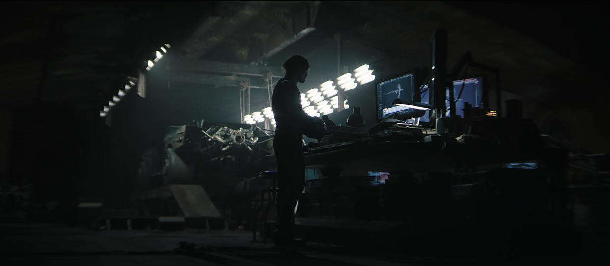 Pattinson's Bruce Wayne in his underground Batcave (Photo: Warner Bros. Pictures/DC Comics)