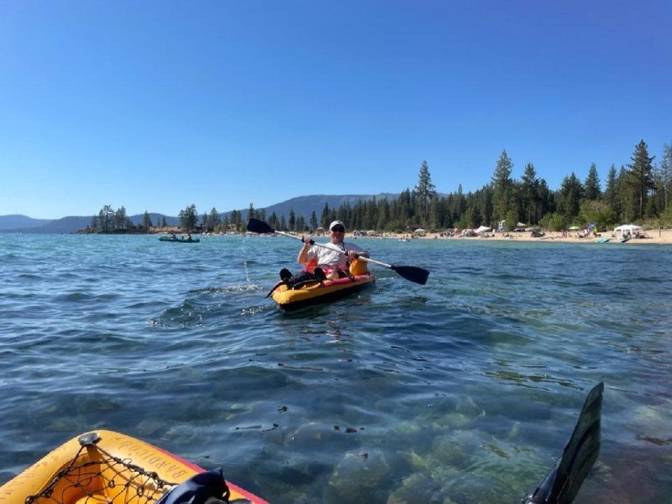 Molossia's 'navy' at Lake Tahoe.