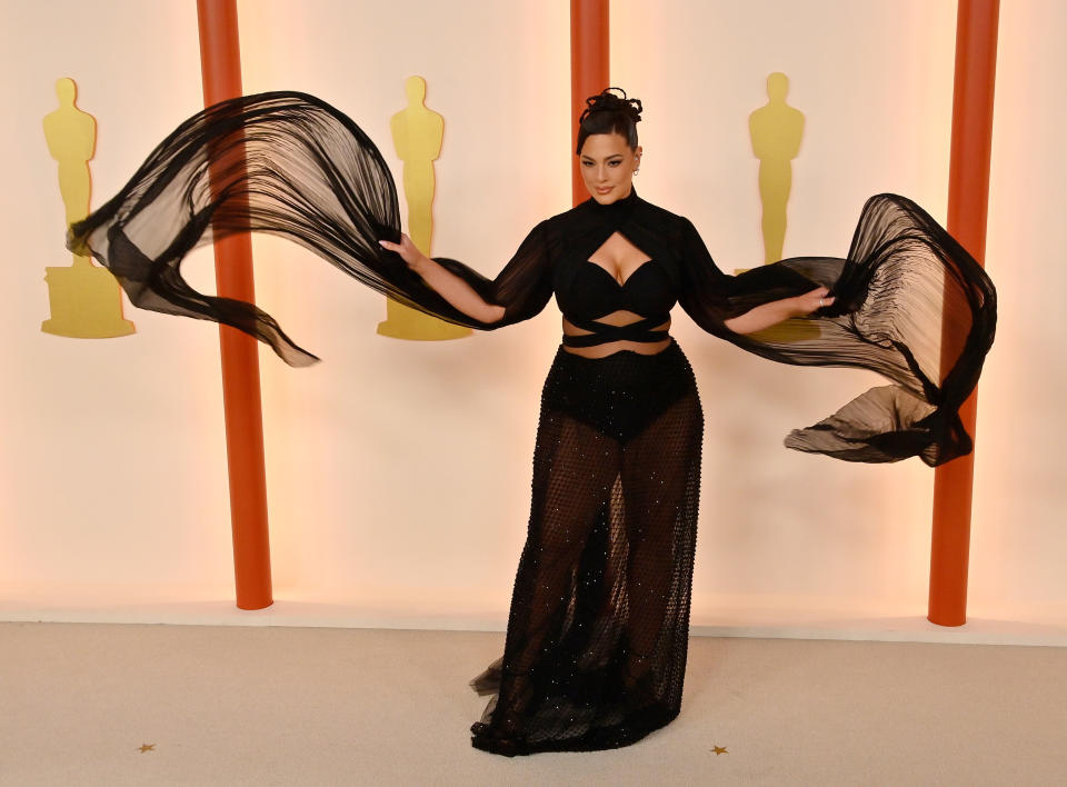 Ashley Graham bei der Verleihung der Academy Awards 2023. (Foto: ddp images/Jim Ruymen/UPI)