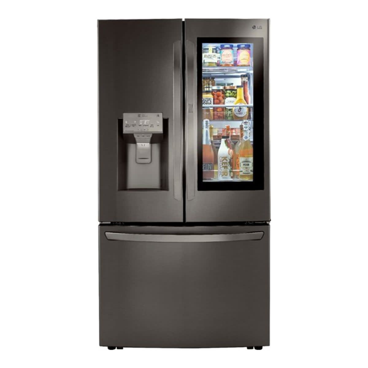 LG - 29.7 Cu. Ft. French InstaView Door-in-Door Refrigerator with Craft Ice