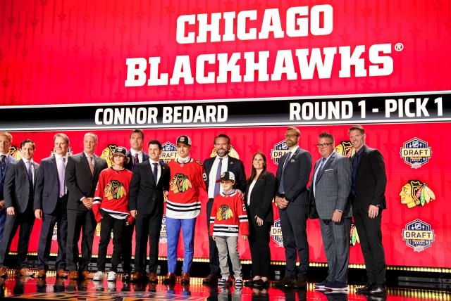 Chicago Blackhawks take Bedard with first pick in NHL draft