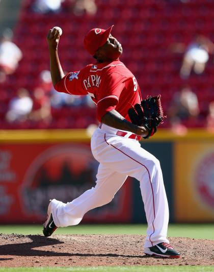 Aroldis Chapman is one of the few closers worth the premium price tag. (Getty)