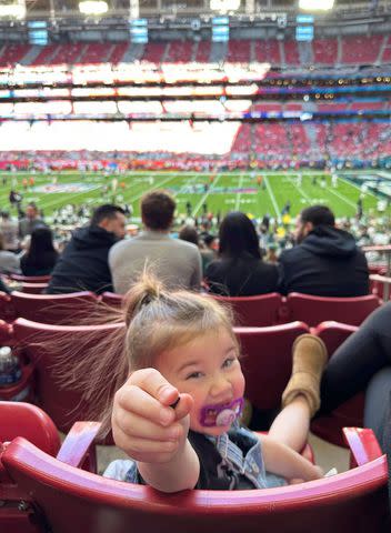 <p>Kylie Kelce/Instagram</p> Jason and Kylie Kelce's daughter Wyatt