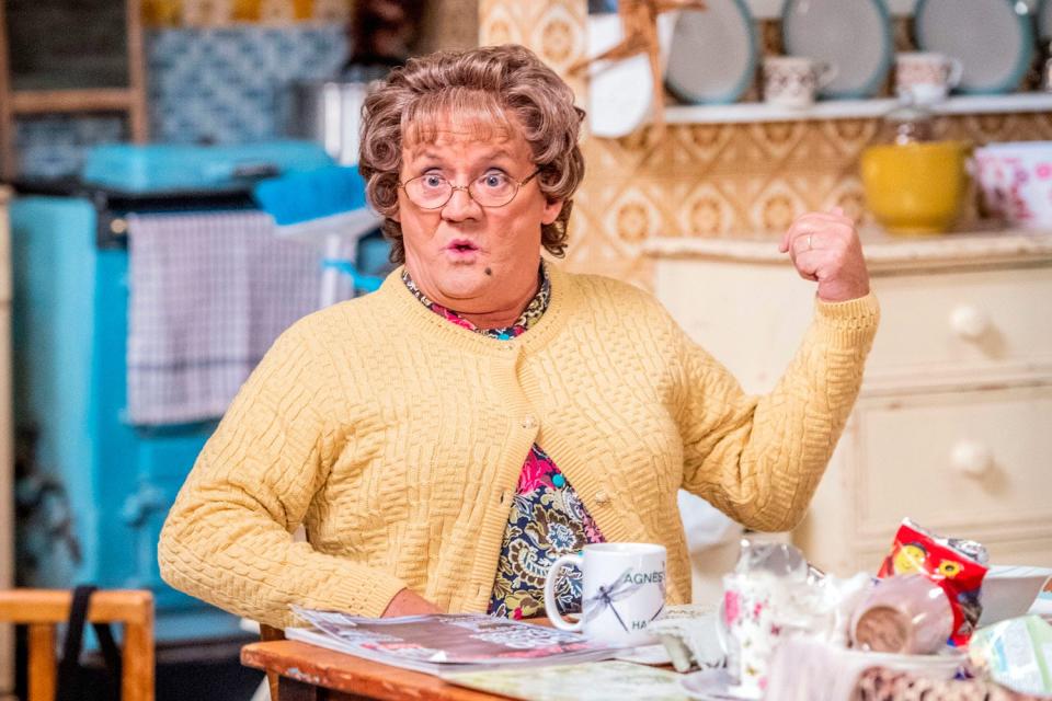 Mammy: Mrs Brown is opening up her home for the New Year (BBC Studios/Alan Peebles)