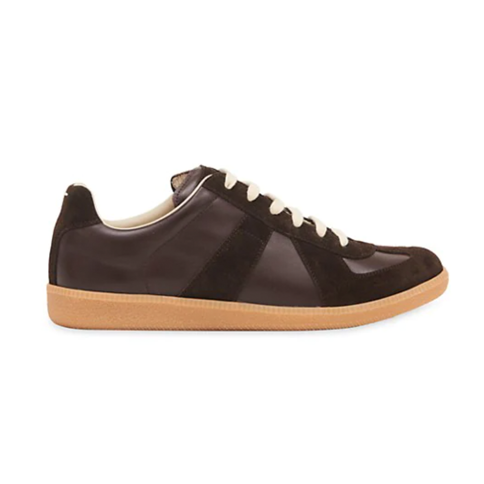 Replica Leather & Suede Sneakers