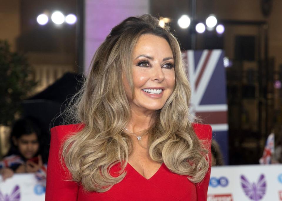 Carol Vorderman at the Pride of Britain Awards