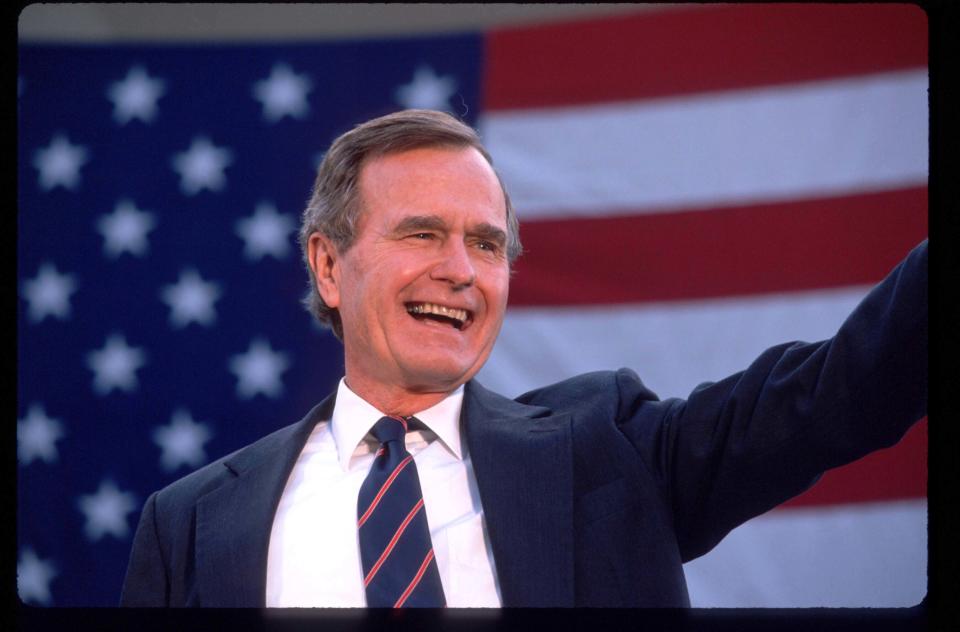 George H.W. Bush, during the 1988 presidential campaign.
