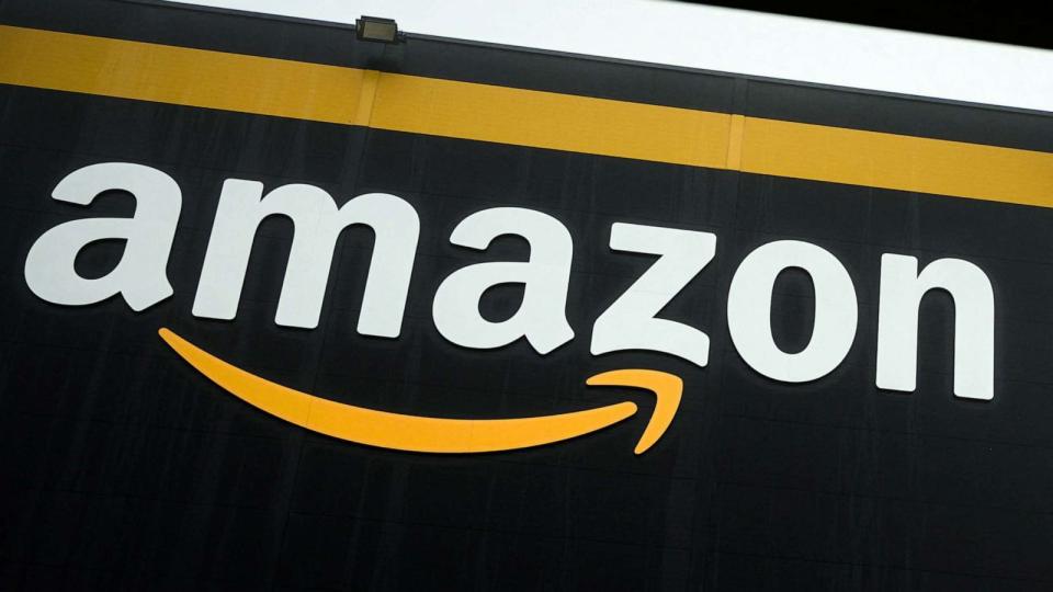 PHOTO: FILE - Logo of Amazon, Oct. 22, 2019. (Philippe Lopez/AFP via Getty Images, FILE)