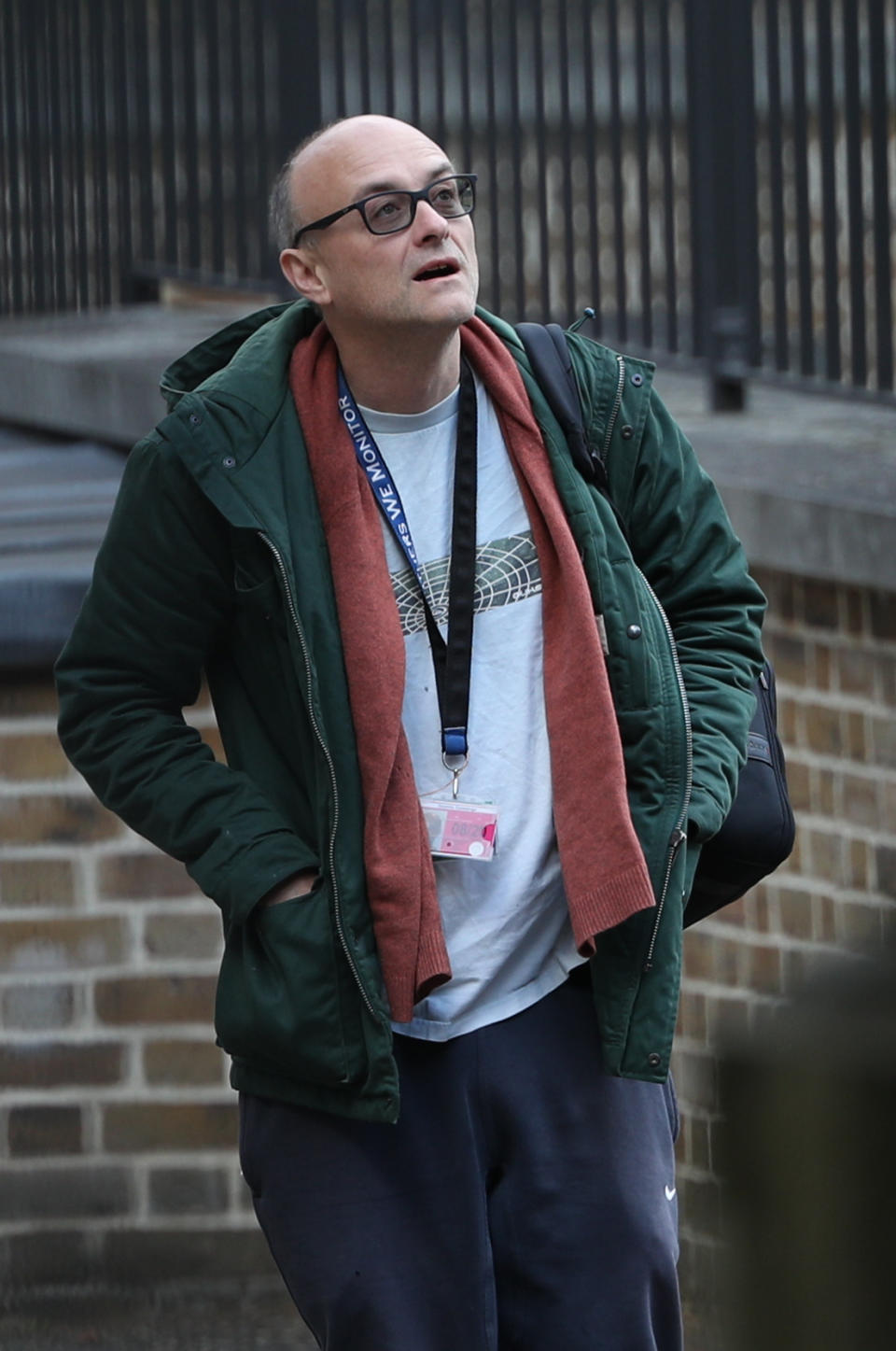 Chief Adviser to the Prime Minister Boris Johnson, Dominic Cummings, arrives in Downing Street, London.