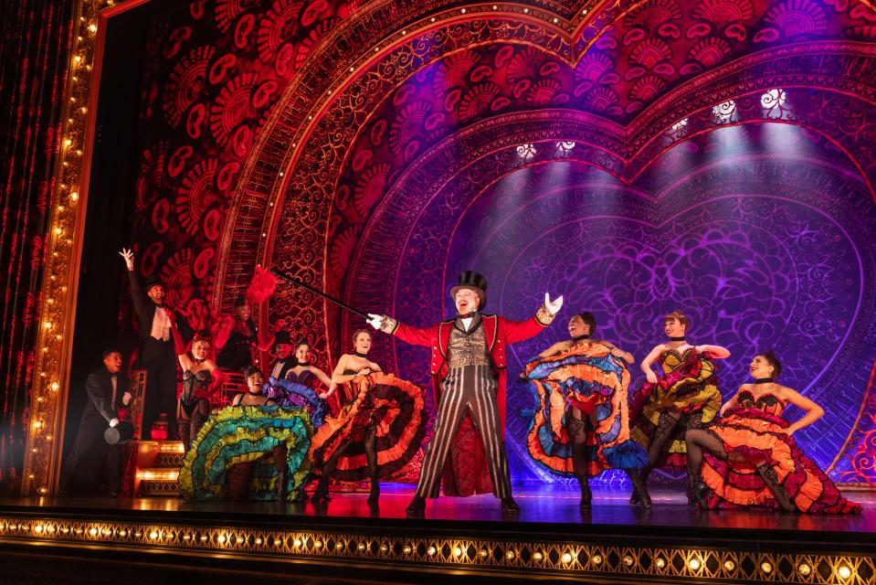 A scene from the national tour of “Moulin Rouge” which will be part of the 2024-25 Broadway series at the Van Wezel Performing Arts Hall in Sarasota.