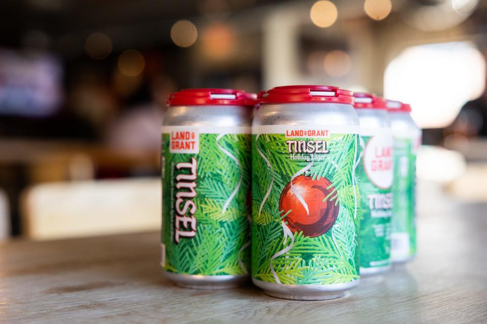 Tinsel Holiday Lager by Land Grant Brewing Co.