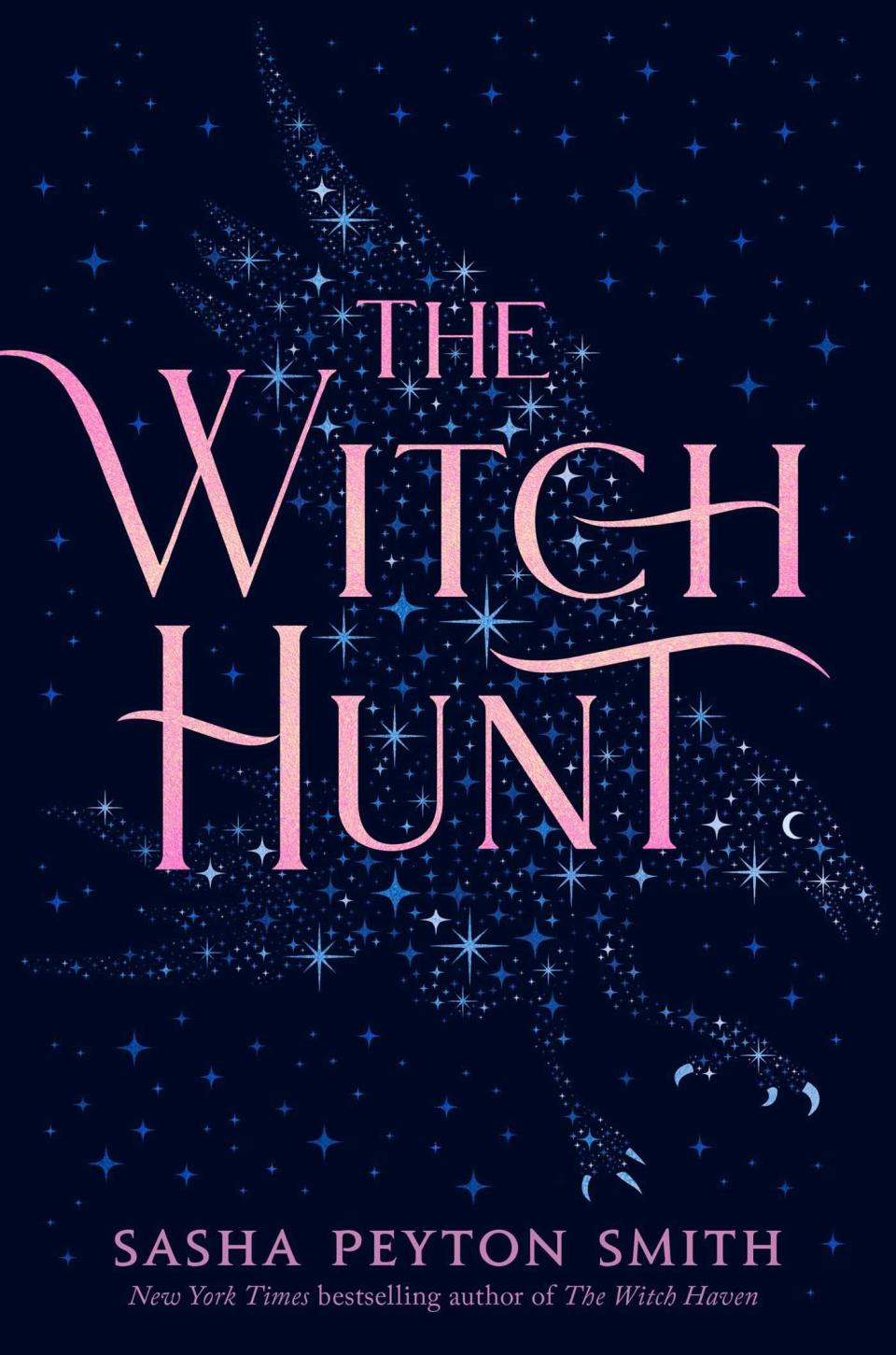 The cover for The Witch Hunt shows the title on a starry background.