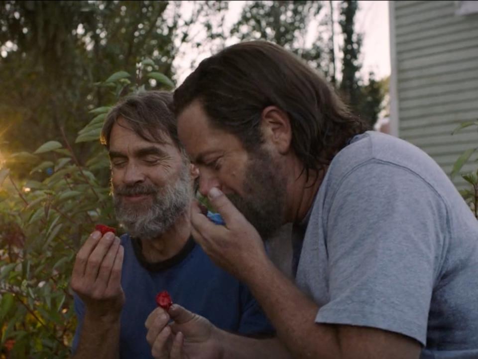 Murray Bartlett and Nick Offerman in ‘The Last of Us’ (HBO)