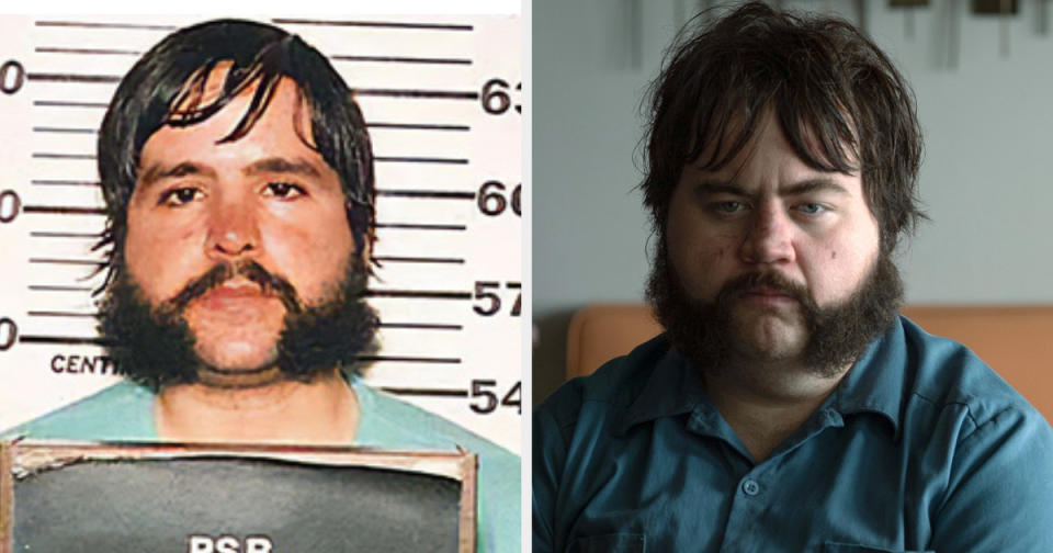 Side-by-side of Larry Hall and Paul Walter Hauser