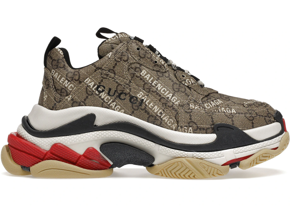 Balenciaga x gucci sneakers, Balenciaga x gucci triple s sneakers, Balenciaga x gucci collaboration