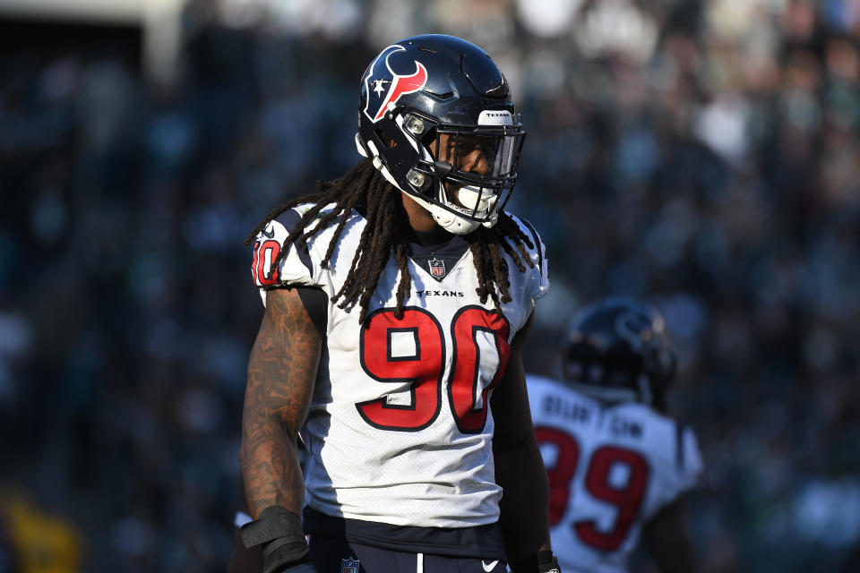 Jadeveon Clowney and the Texans couldn't agree to a long-term deal. (Getty Images)