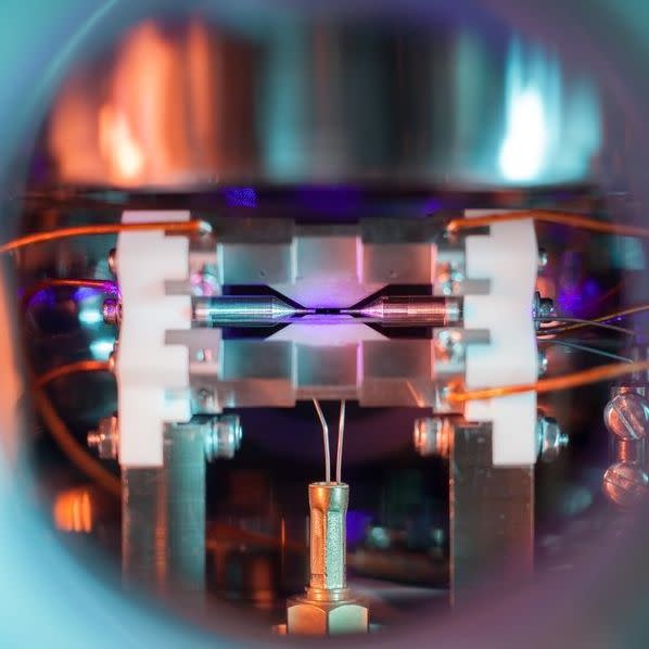 &nbsp;"Single Atom in an Ion Trap," by&nbsp;David Nadlinger. (Photo: David Nadlinger/University of Oxford/EPSRC)