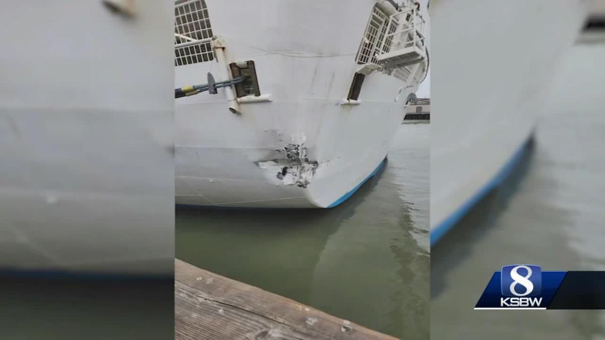 'Smacked into the dock' Cruise ship hits pier while arriving in SF