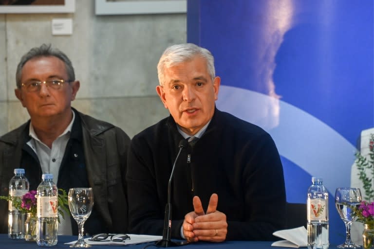 El ministro de Agricultura, Ganadería y Pesca, Julián Domínguez, en la presentación del Congreso de Aapresid