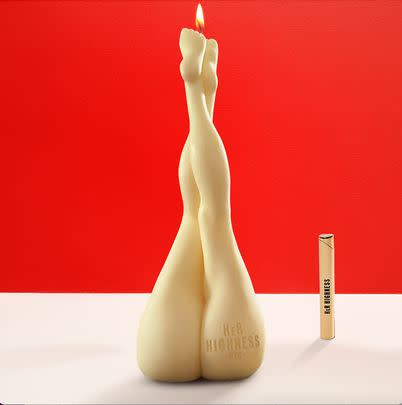 Candle Shaped Like A Woman's Legs