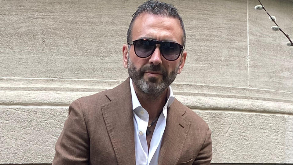 New York-based stylist Giuseppe de Corato, pictured here, specializes in classic menswear with an Italian accent. - Credit: Photo Courtesy of Giuseppe Corato