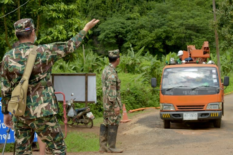 Rescuers have been dismantling their equipment after the astonishing rescue at Tham Luang