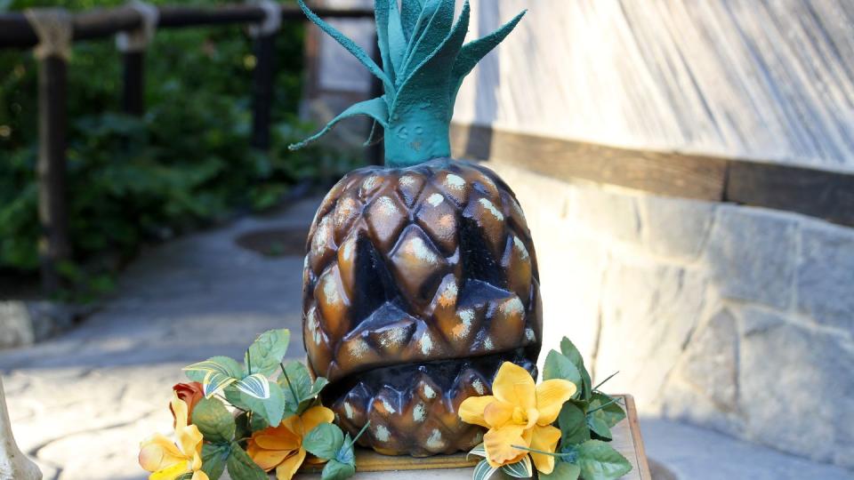 halloween's pineapple at garden