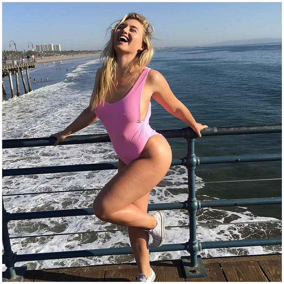 <p><a rel="nofollow noopener" href="https://www.instagram.com/iskra/" target="_blank" data-ylk="slk:Iskra Lawrence;elm:context_link;itc:0;sec:content-canvas" class="link "><strong>Iskra Lawrence</strong></a>, model and <a rel="nofollow noopener" href="https://www.instagram.com/explore/tags/everybodyisbeautiful/" target="_blank" data-ylk="slk:#everyBODYisbeautiful;elm:context_link;itc:0;sec:content-canvas" class="link ">#everyBODYisbeautiful</a> advocate<br>Stop comparing yourself with others. I used to do this — idolizing and dreaming of looking like other models I aspired to be like (“why can’t my legs be that skinny?” etc.). But having that mindset is so crippling because you can never look like them, and you’re not meant to. You’re meant to be you, and that’s the best you can be! I also do my mirror challenge regularly: I get in front of the mirror and instead of looking at any insecurities I may have, I find and focus on all the incredible things my body does for me and the unique things about me that make me one of a kind. It makes me feel very empowered and grateful.<br>(Photo: iskra/Instagram) </p>