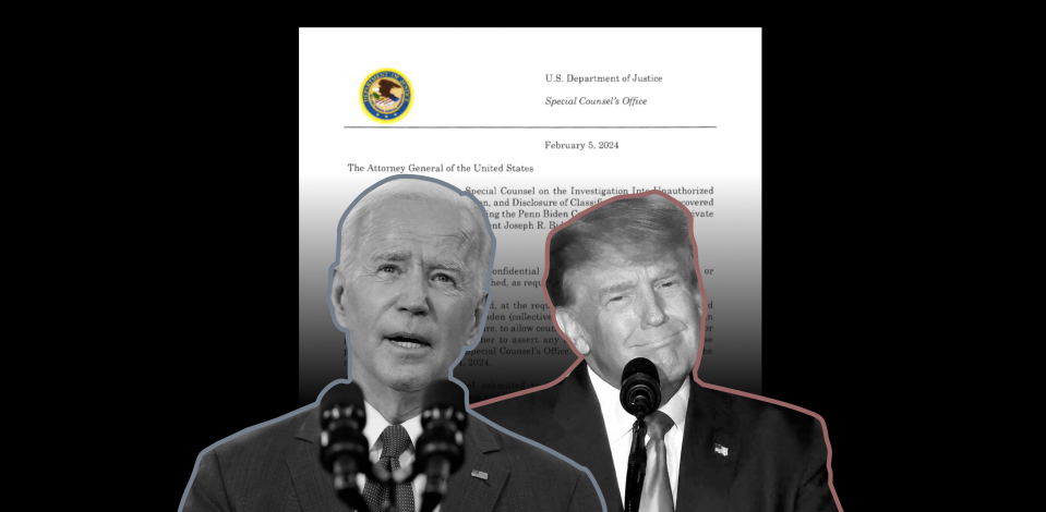 A Justice Department investigation into President Joe Biden keeping classified documents noted the difference between Biden, Trump document cases.