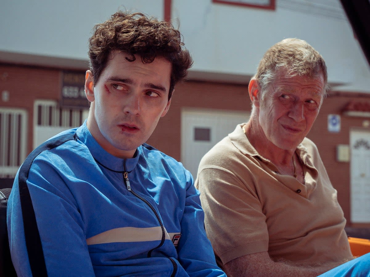 Jack Rowan (left) as Gene and Jason Flemyng as Albert  (Cristina Ríos Bordón/Sky)