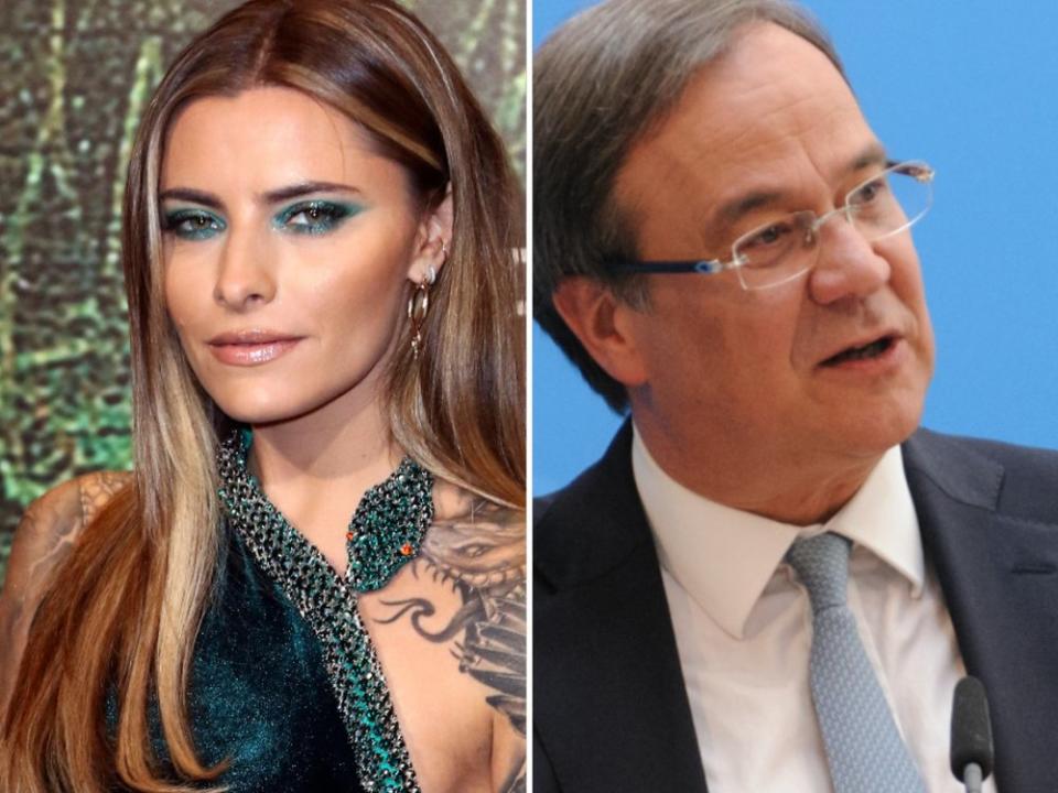 Sophia Thomalla wird Armin Laschet in Düsseldorf treffen. (Bild: imago/Future Image / photocosmos1/shutterstock.com)