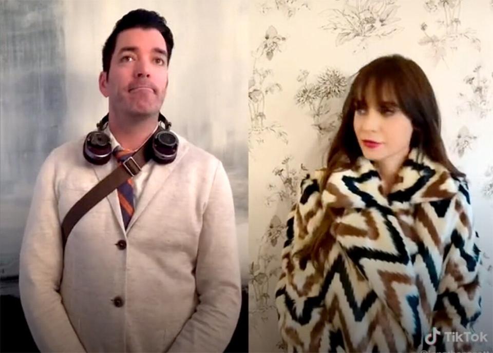 Zooey Deschanel and Jonathan Scott