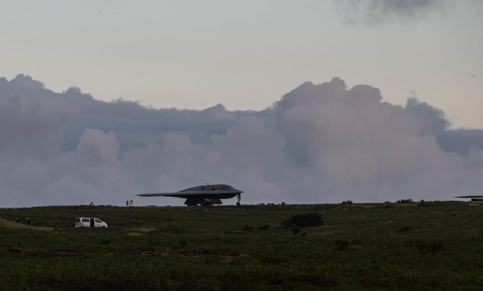 B-2 stealth bomber at Keflavik Iceland